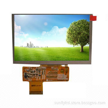 5-inch TFT LCD Display Module, Resolution of 800 x 480-pixel, RoHS Mark